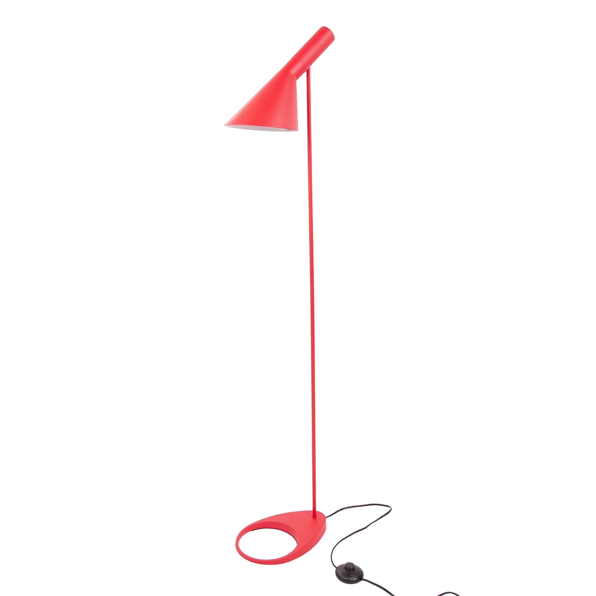 Arne Jacobsen style, Luminária de chão Lâmpada AJ vermelho