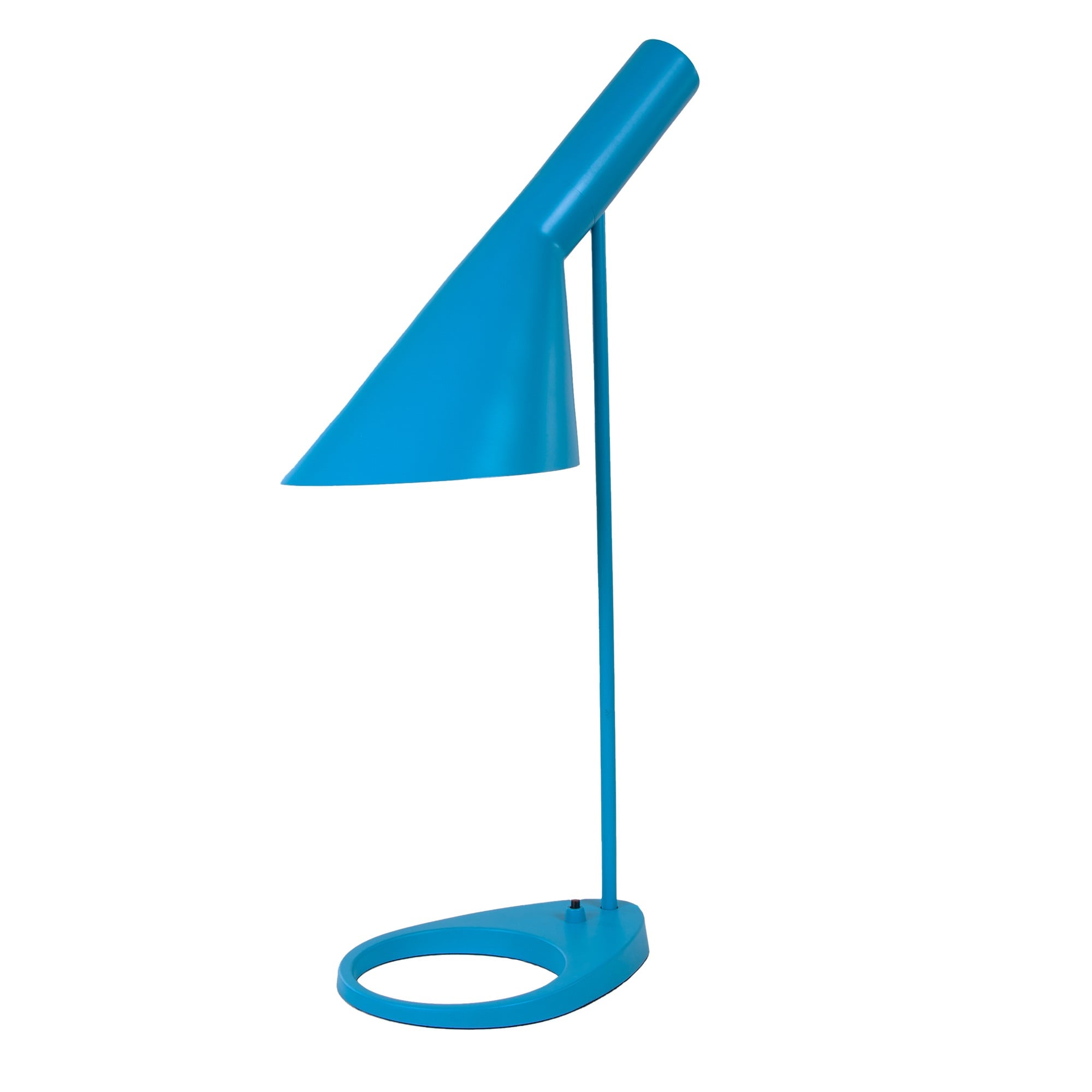 Arne Jacobsen style, Lâmpada de mesa Lâmpada AJ azul escuro