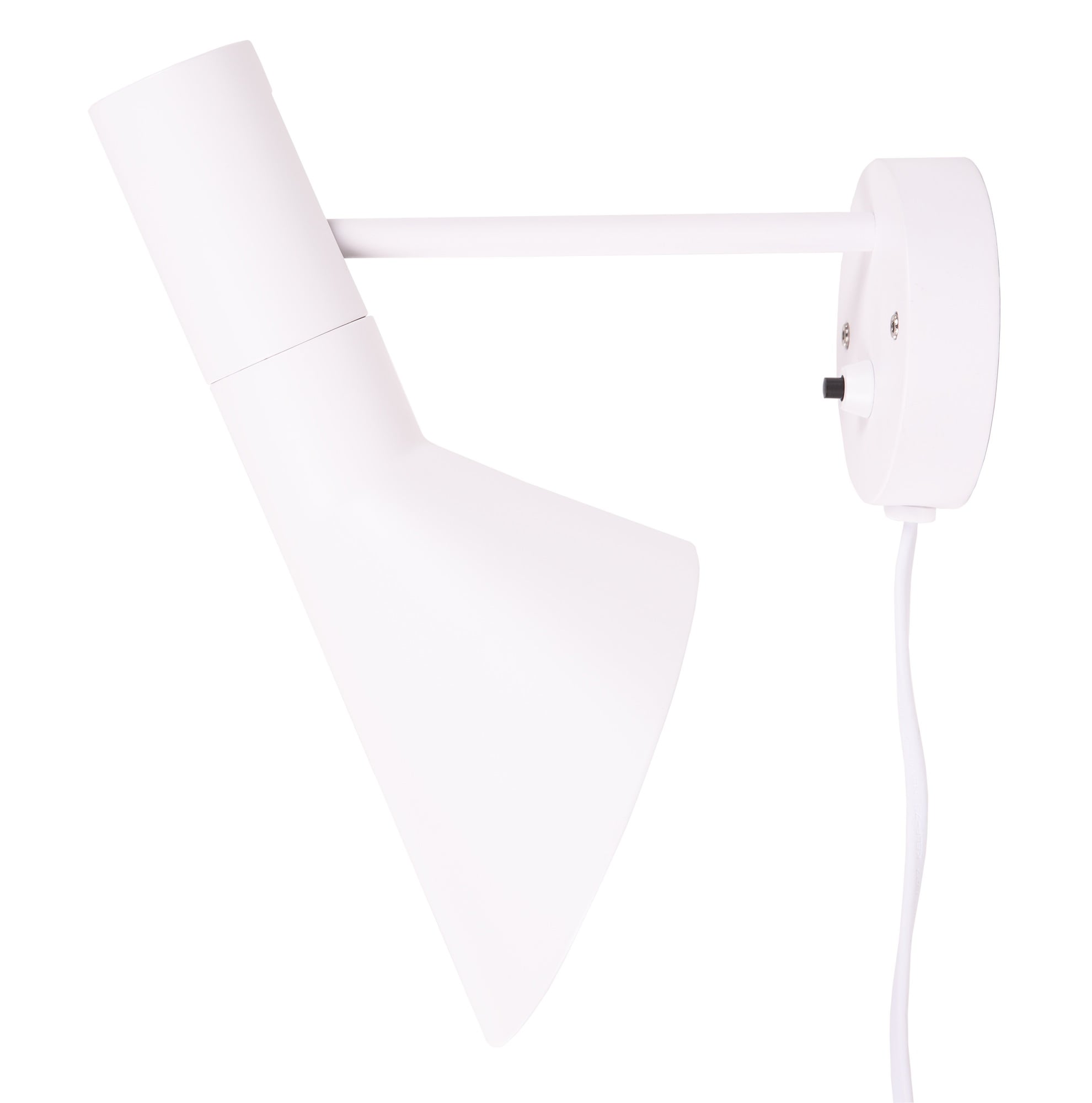 Arne Jacobsen style, Lâmpada de parede Lâmpada AJ branco