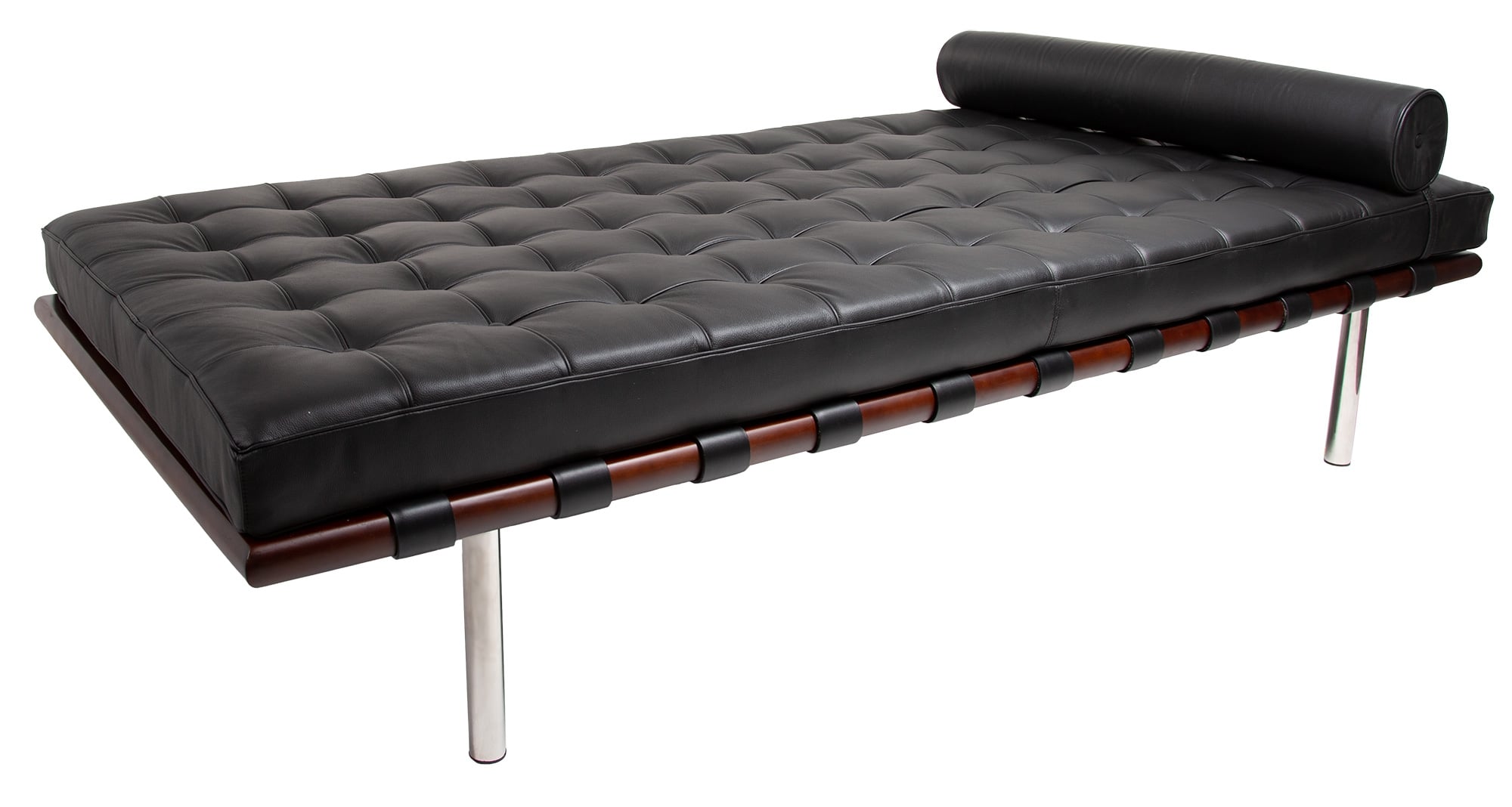 Ludwig Mies vd Rohe style, Daybed Barcelona Pavillion preto
