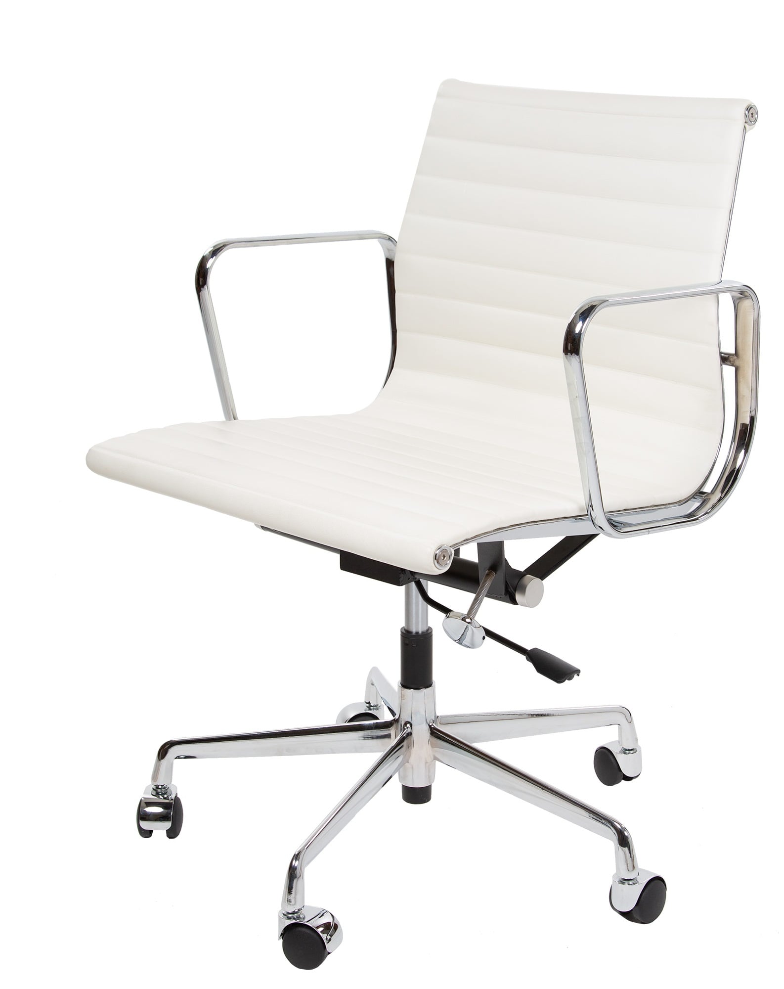 Charles Eames style, Escritório EA117 Couro creme