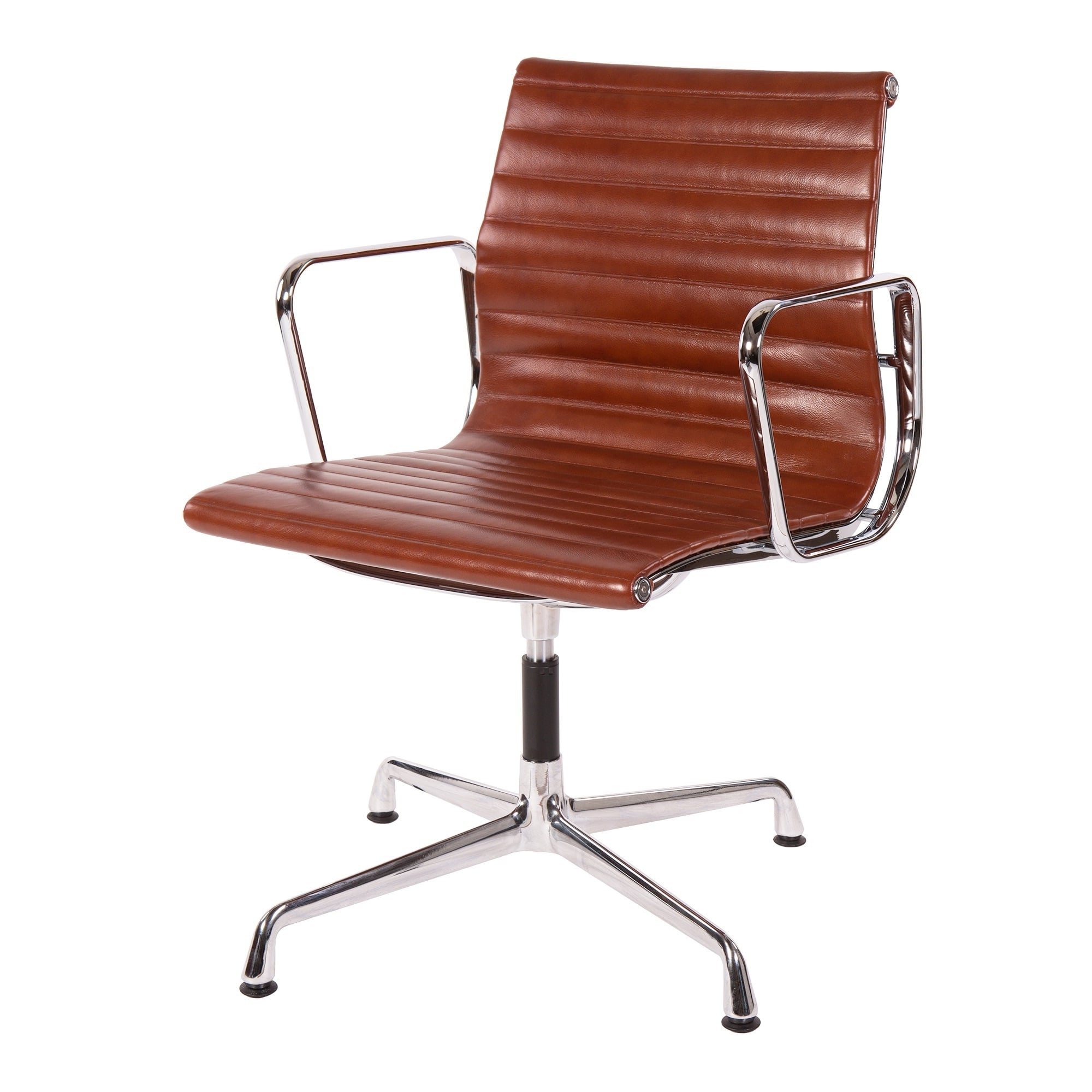 Charles Eames style, Presidente da reunião EA108 Couro antigo