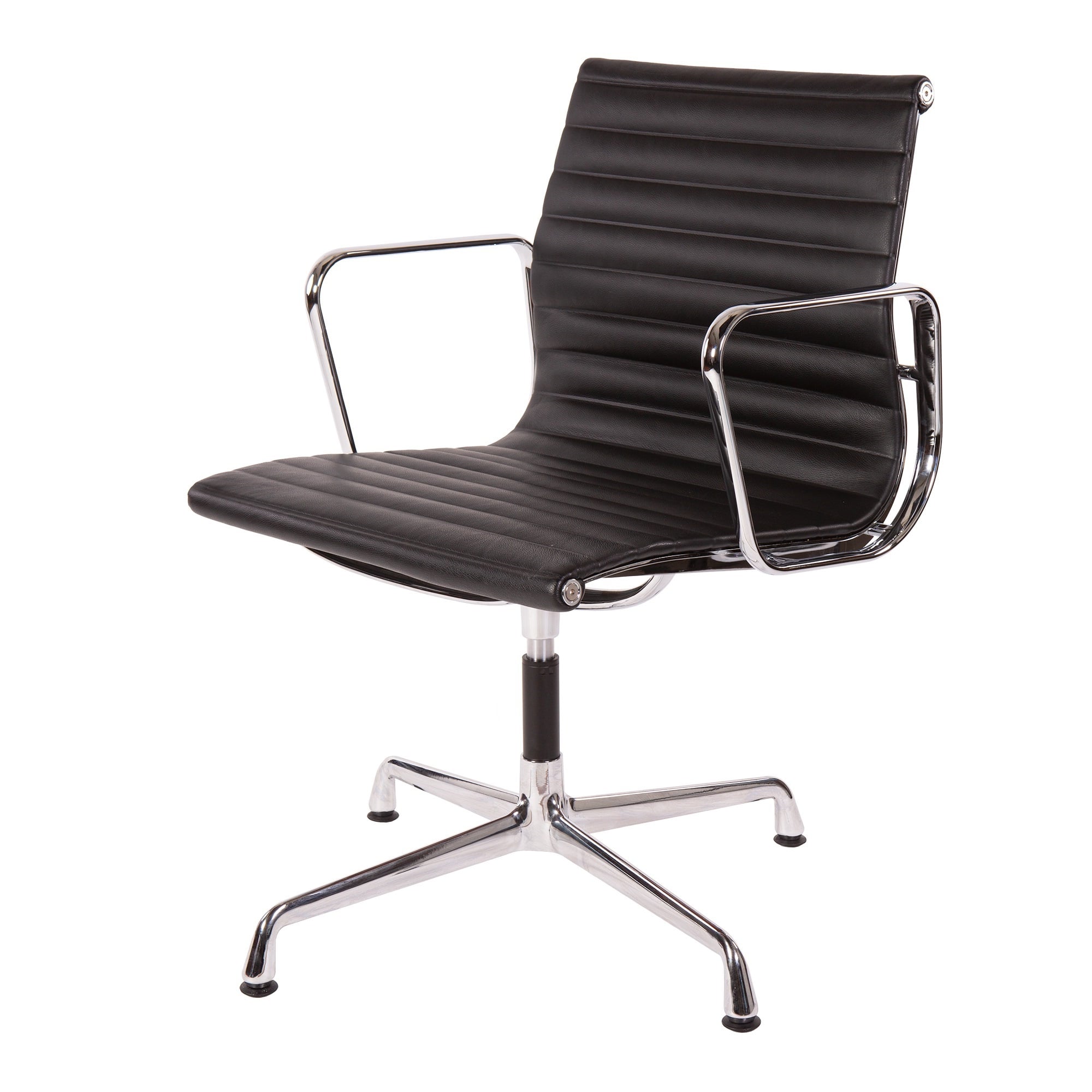 Charles Eames style, Presidente da reunião EA108 Couro preto