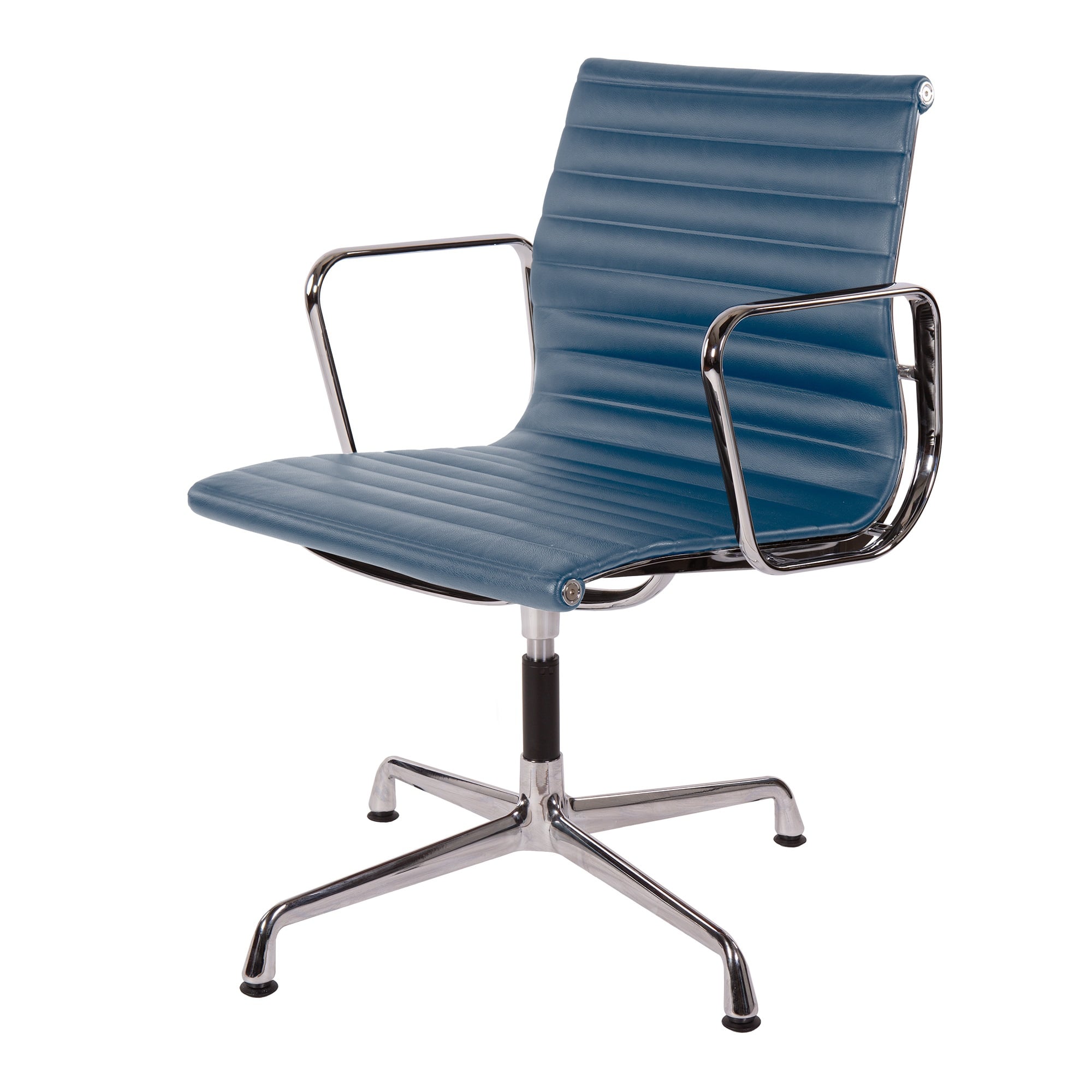 Charles Eames style, Presidente da reunião EA108 Couro azul