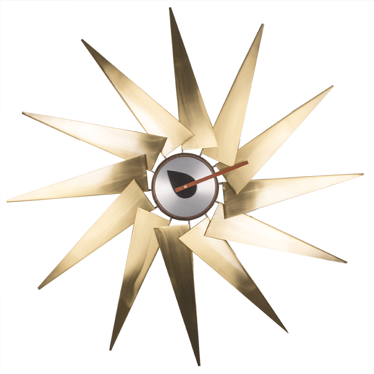 George Nelson style, Relógio de parede Windmill clock metal