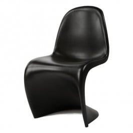 Verner Panton style, Cadeira cadeira Panton lustroso preto