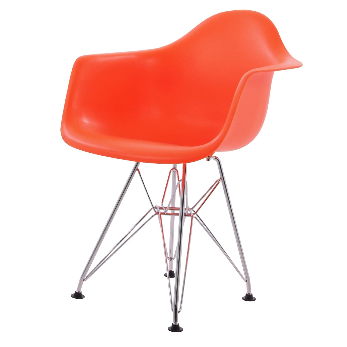 Charles Eames style, Cadeira DAR júnior laranja neon