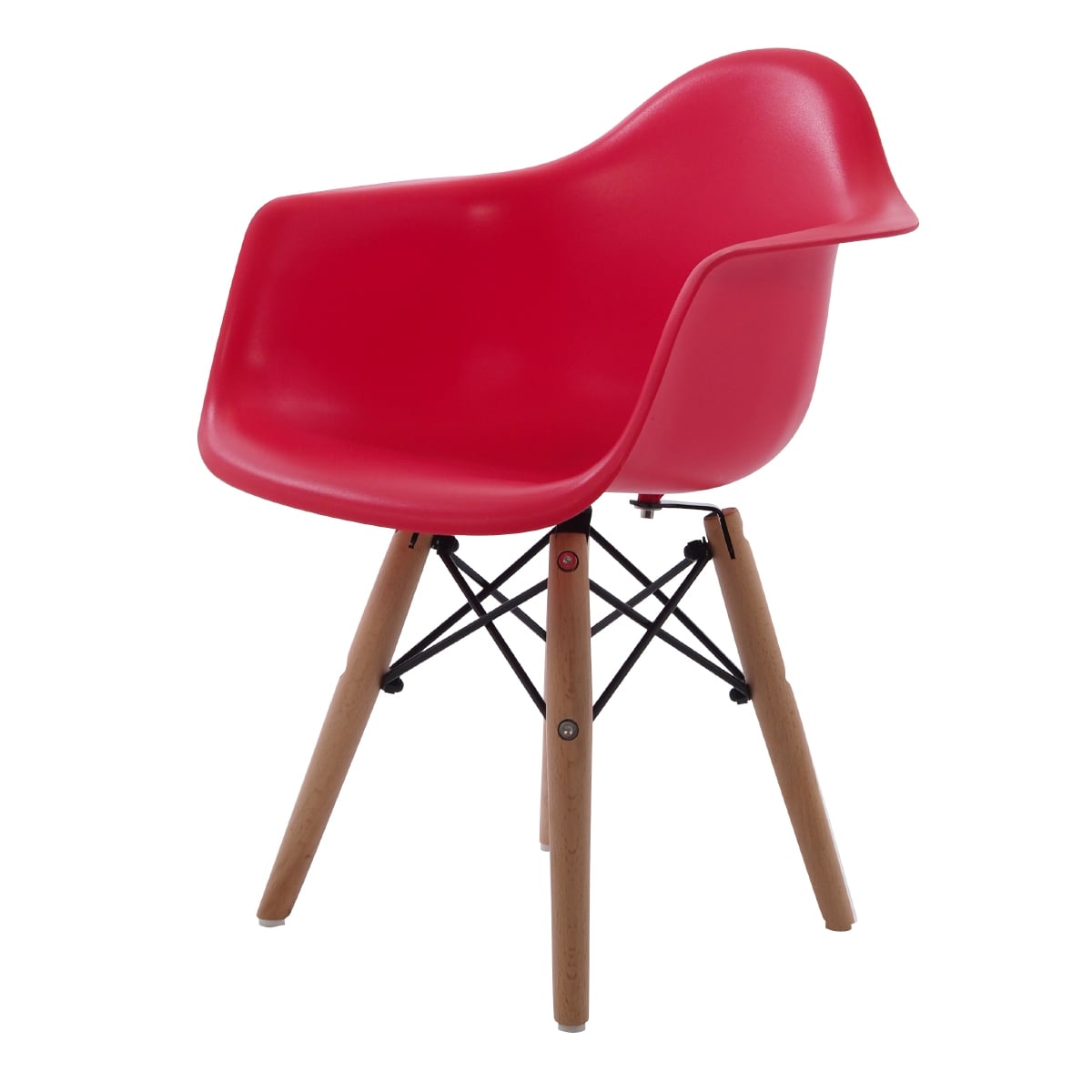 Charles Eames style, Cadeira DAW júnior vermelho