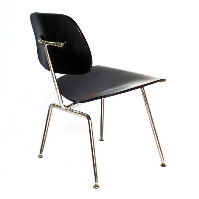 Charles Eames style, Cadeira de jantar DCM preto