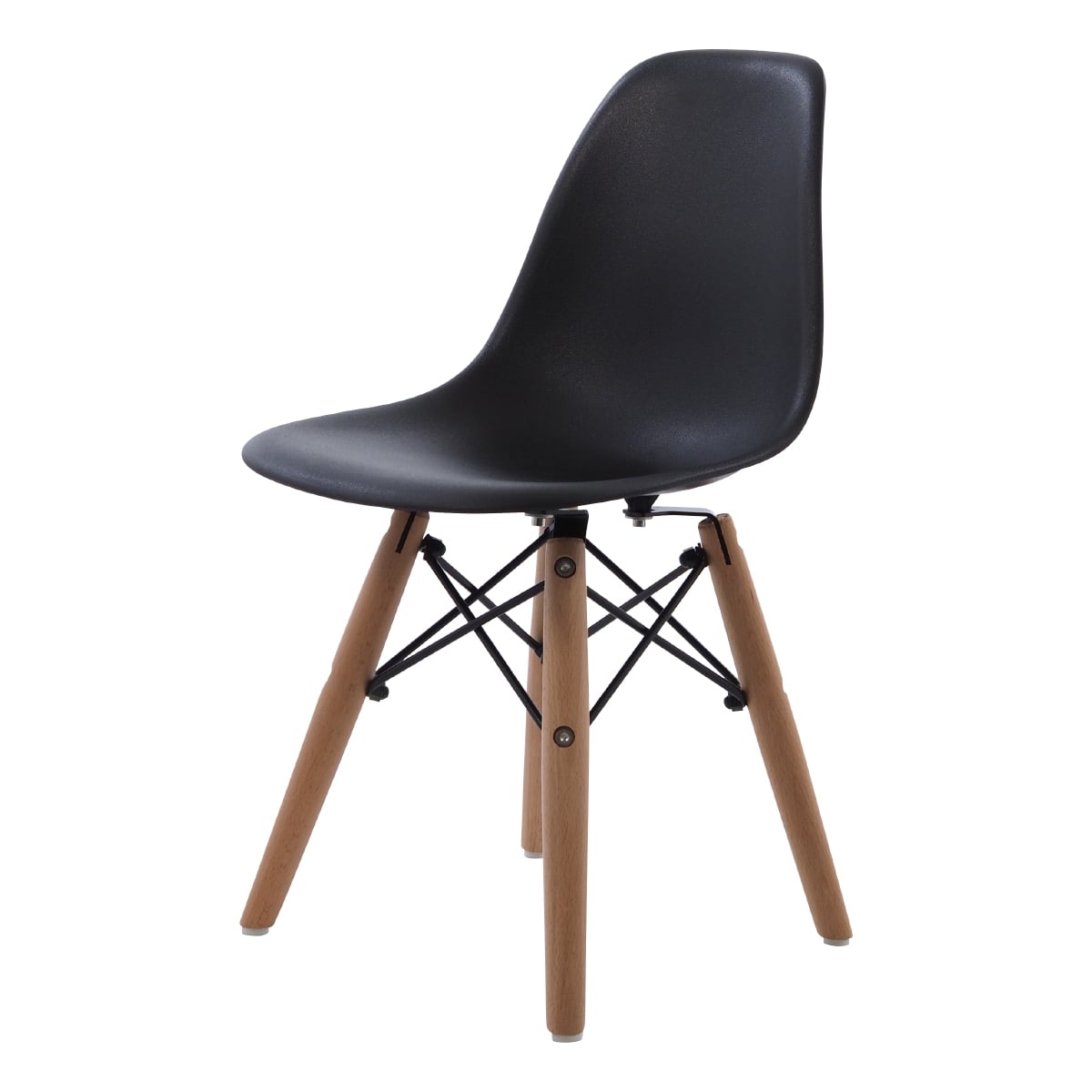 Charles Eames style, Cadeira DSW júnior preto