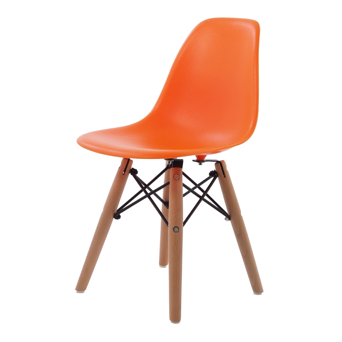 Charles Eames style, Cadeira DSW júnior laranja