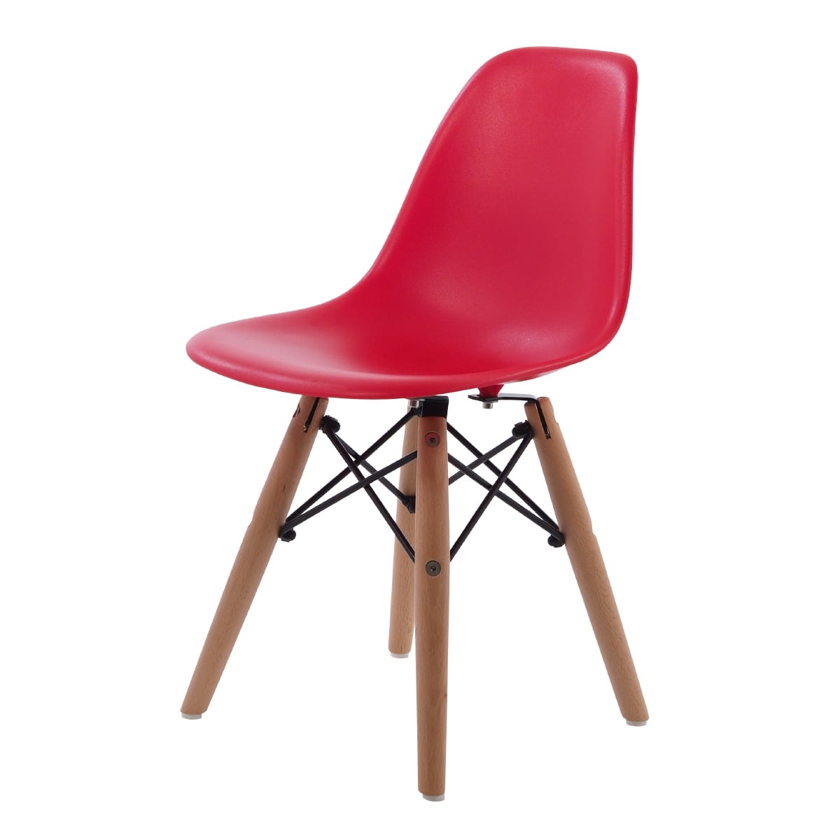 Charles Eames style, Cadeira DSW júnior vermelho