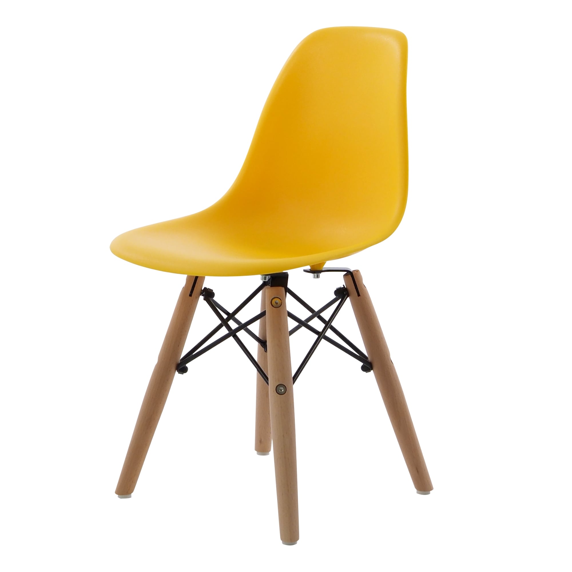 Charles Eames style, Cadeira DSW júnior amarelo