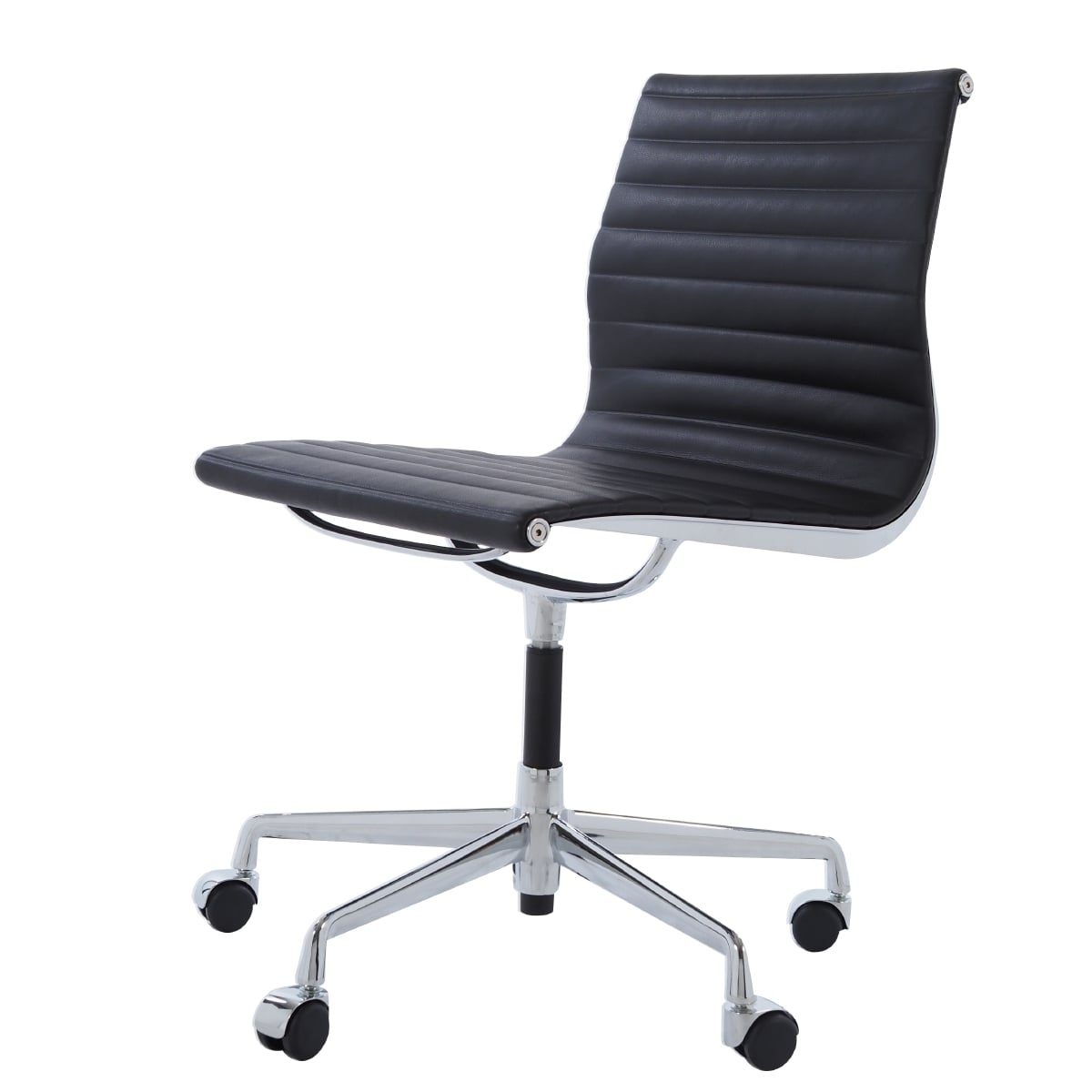 Charles Eames style, Presidente da reunião EA105 Couro preto