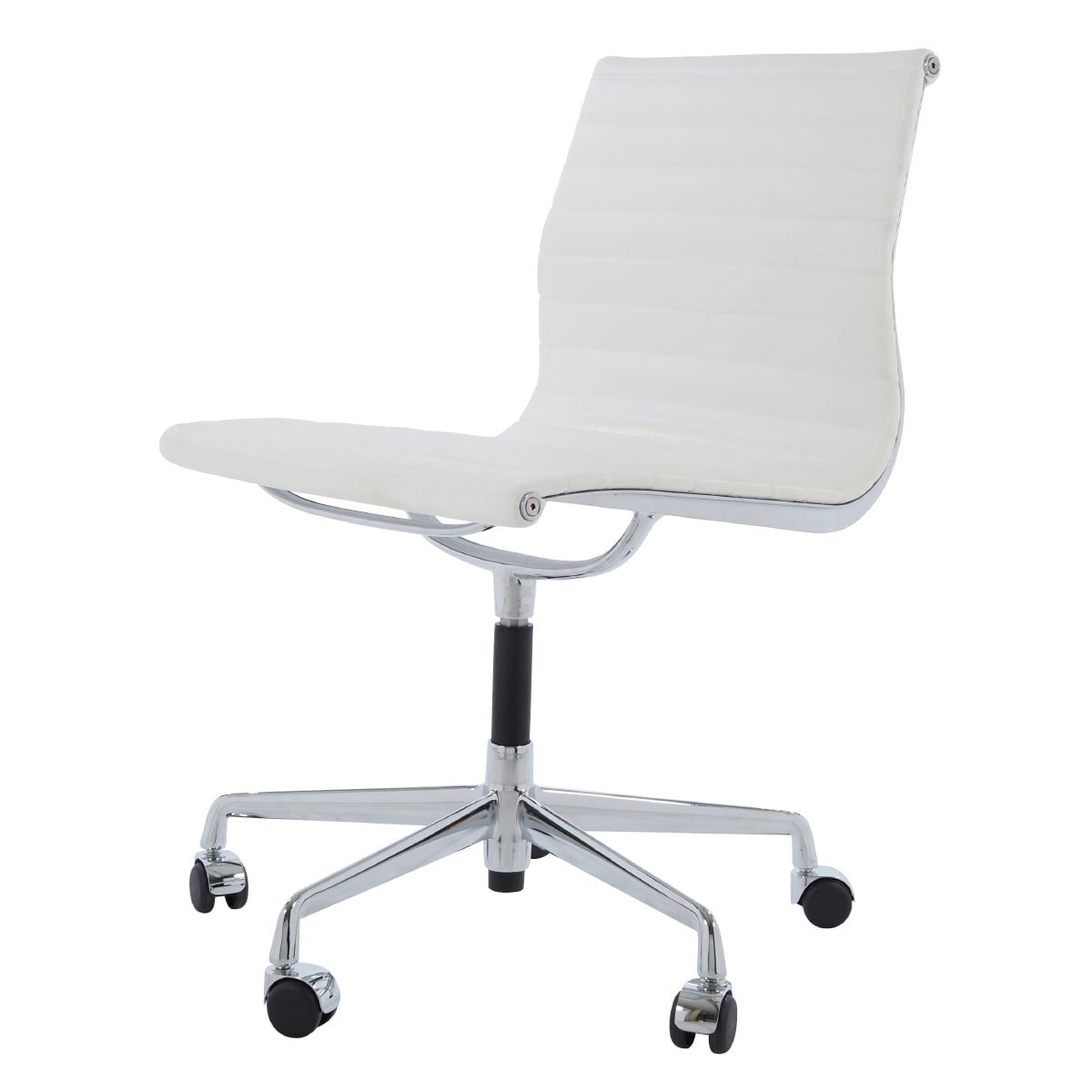 Charles Eames style, Presidente da reunião EA105 Couro branco