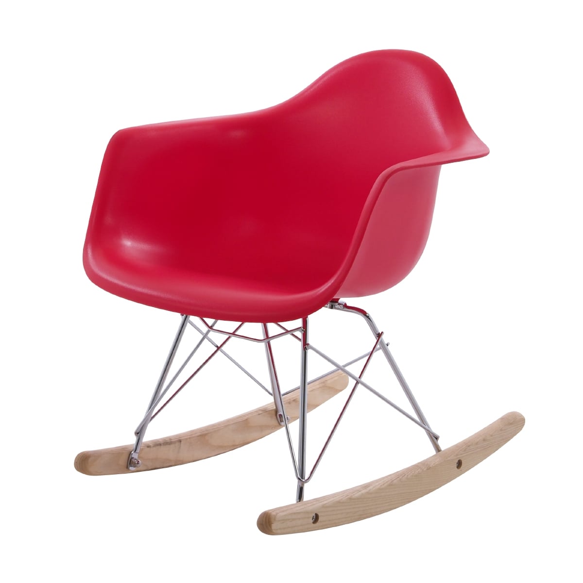 Charles Eames style, Cadeira de balanço RAR júnior vermelho