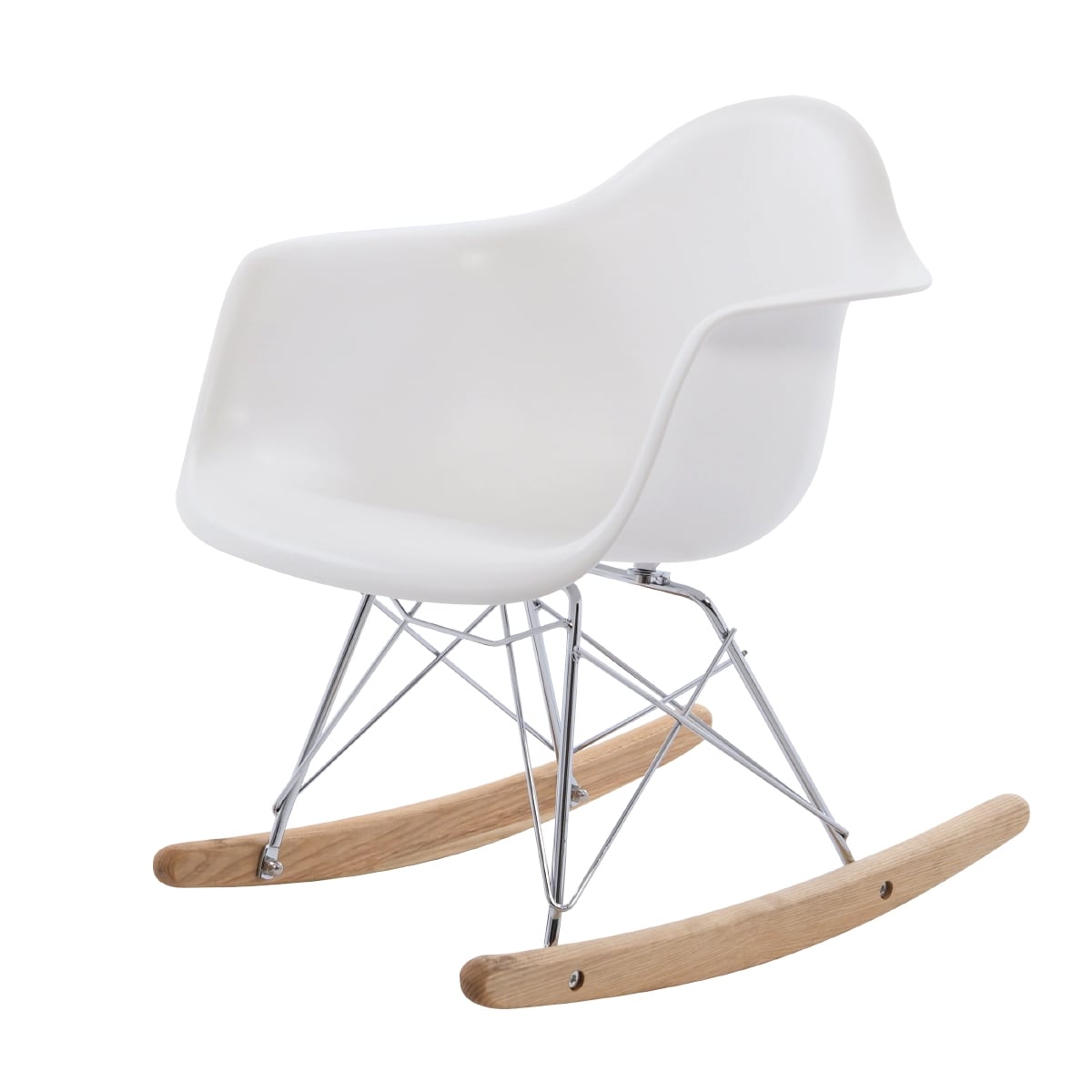 Charles Eames style, Cadeira de balanço RAR júnior branco