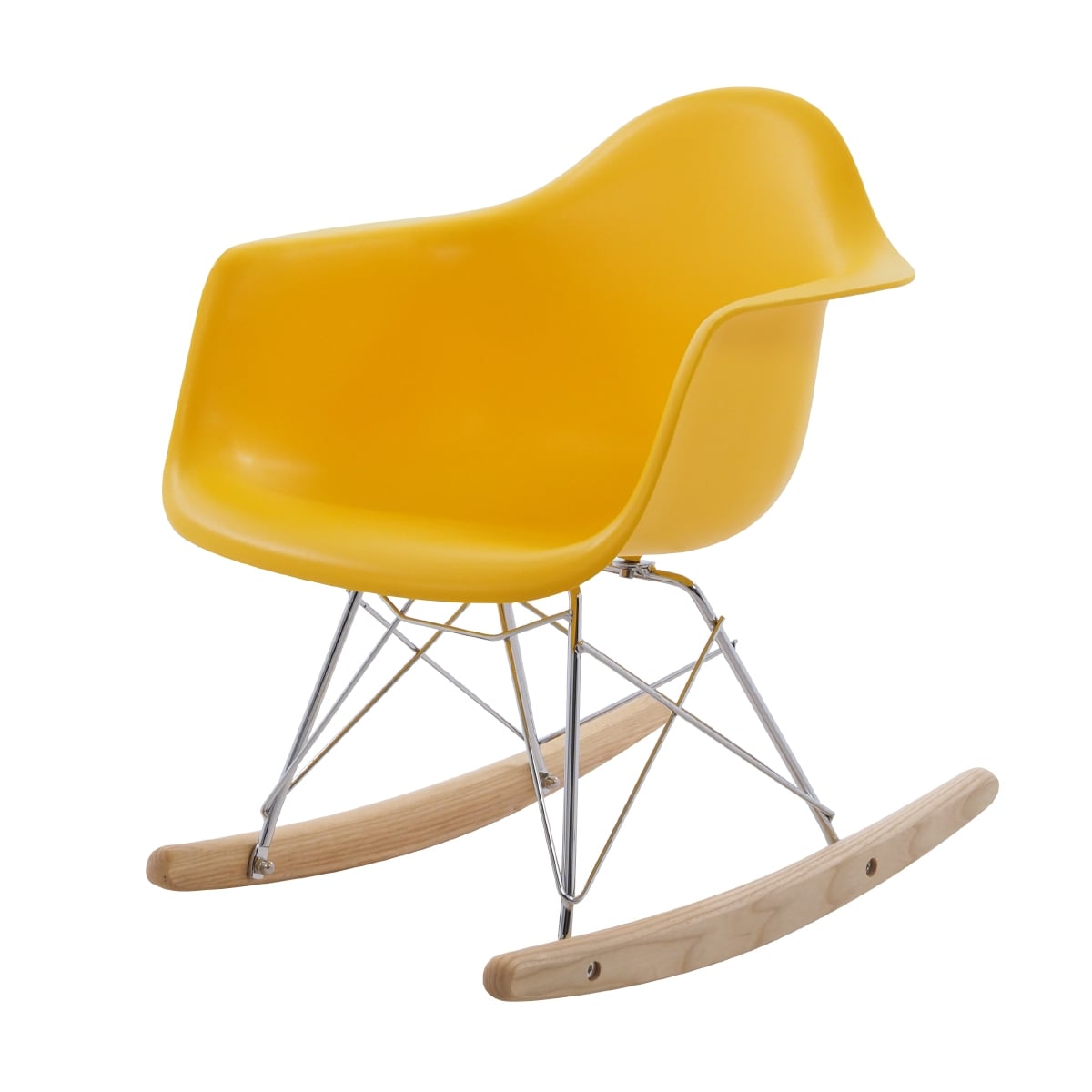 Charles Eames style, Cadeira de balanço RAR júnior amarelo