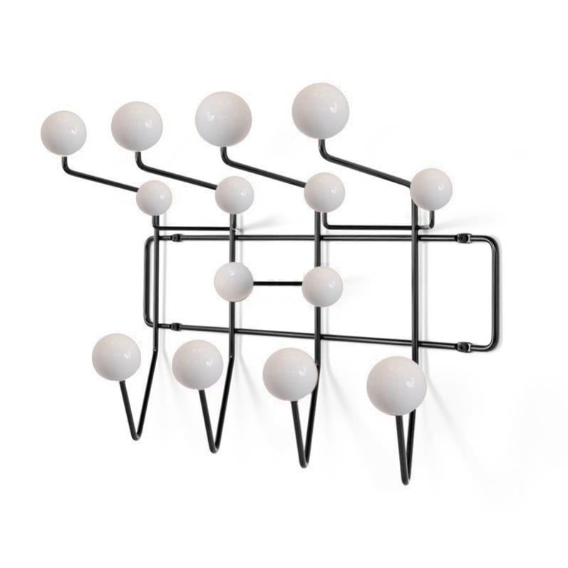 Charles Eames style, Cabide PenduRAR tudo Branco com preto frame