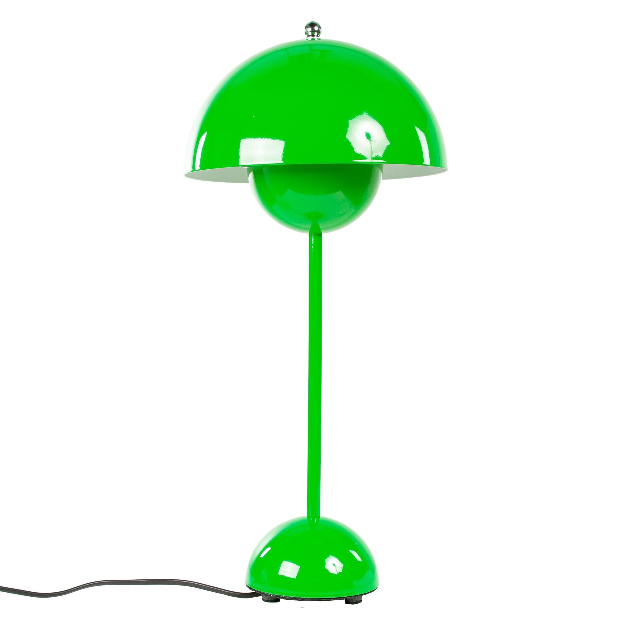 Verner Panton style, Lâmpada de mesa vaso de flores VP3 verde