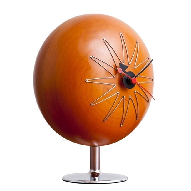 George Nelson style, Relógio de mesa Pill clock noz