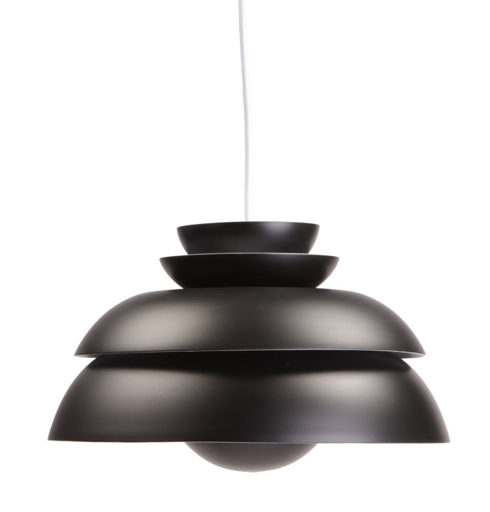 Verner Panton style, Pingente Concert P1 preto