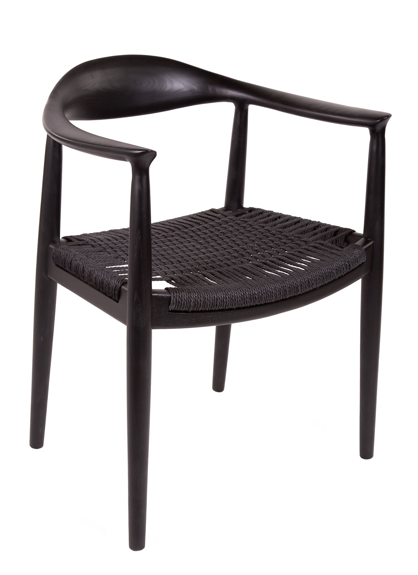 Wegner style, Cadeira de jantar kennedy chair preto preto