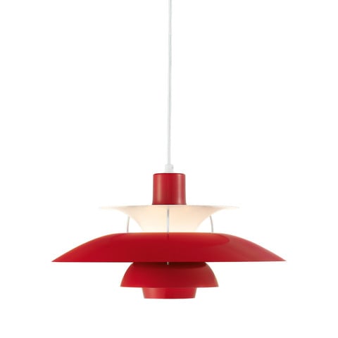 Poul Henningsen style, Pingente DPH50 vermelho