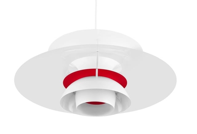 Poul Henningsen style, Pingente DPH50 lâmpada de suspensão branco