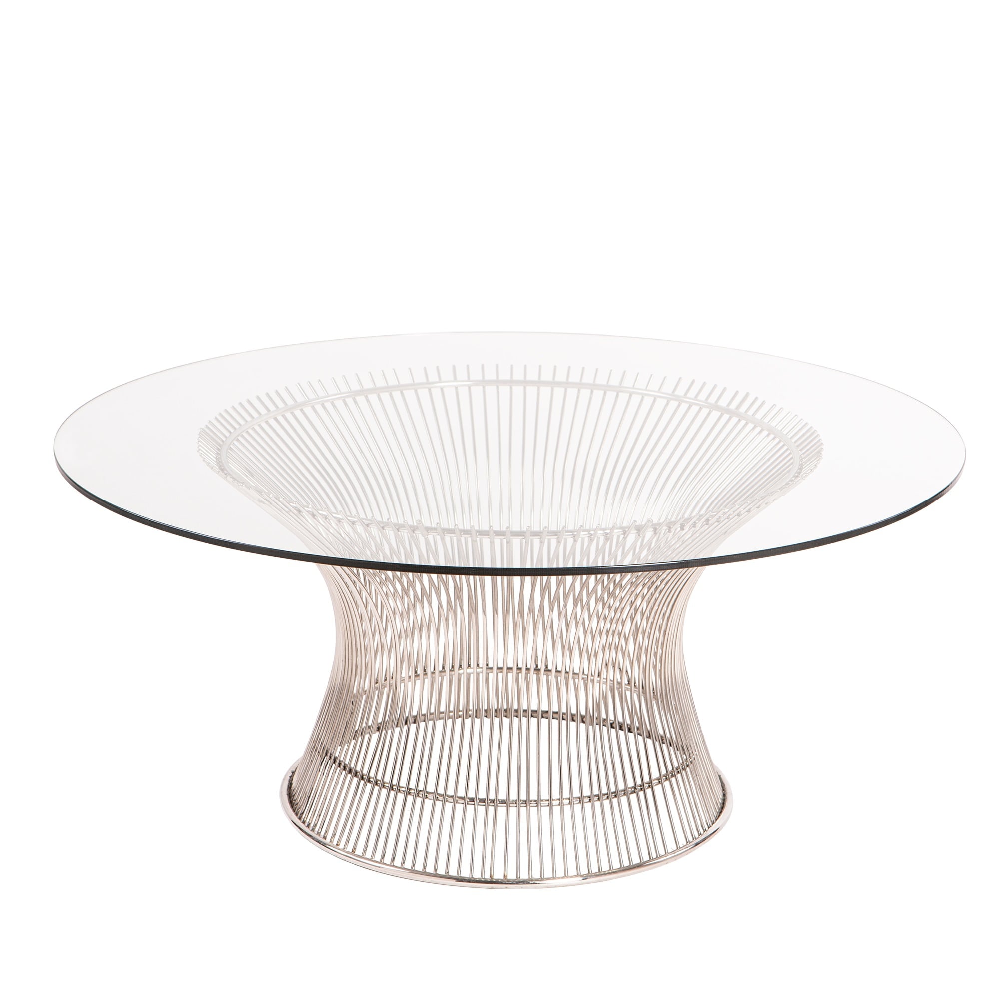 Warren Platner style, Mesa de café Wire mesa cromo