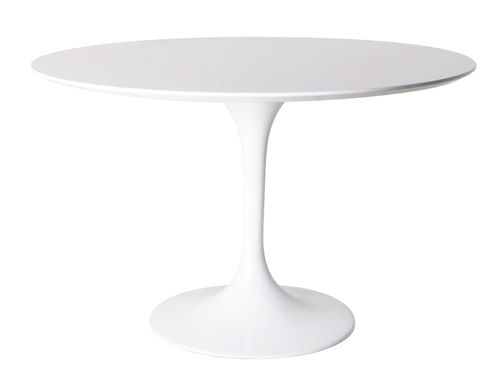 Eero Saarinen style, Mesa de jantar Tulip tabela 100 centímetros White (Matt)