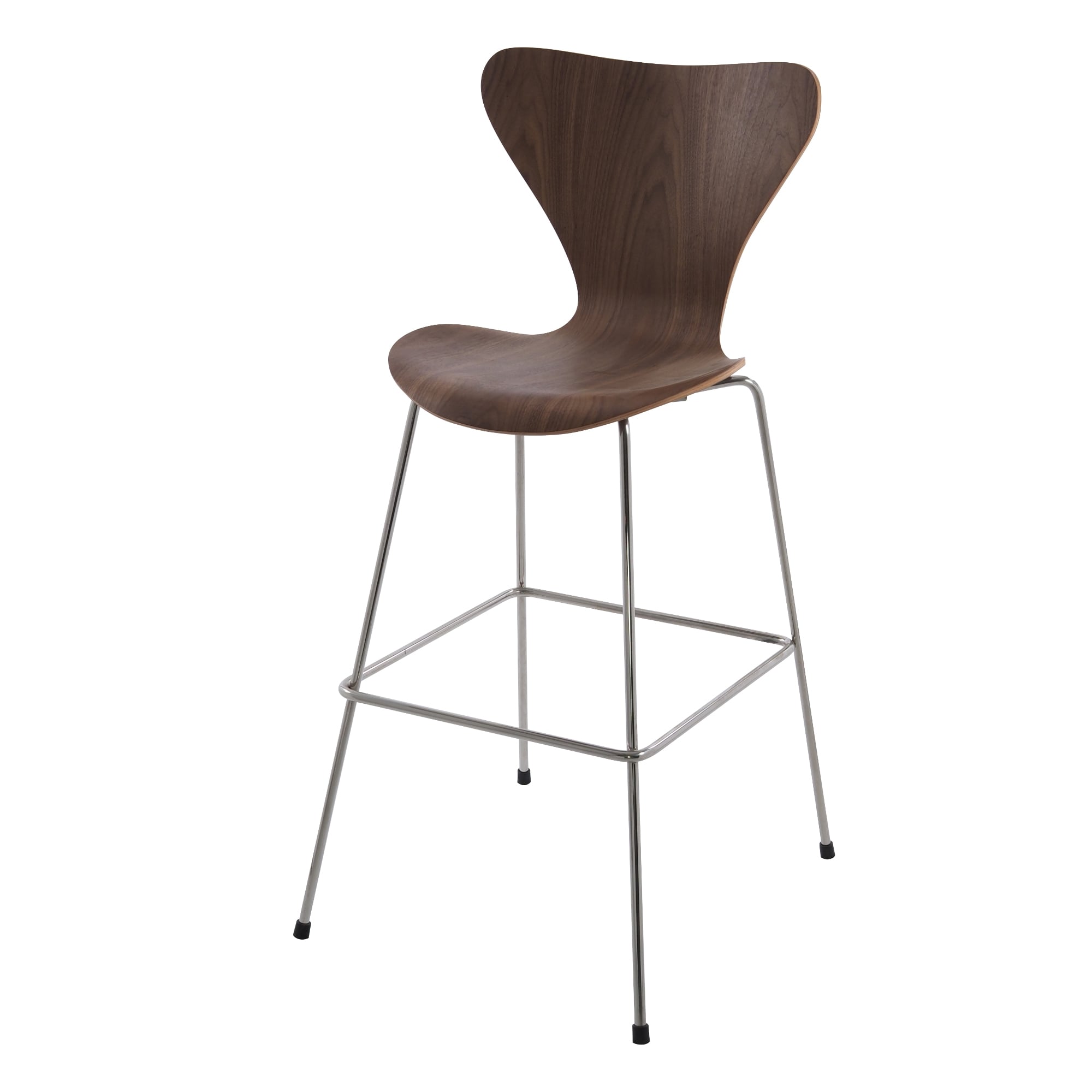 Arne Jacobsen style, Tamborete Butterfly series 76cm noz